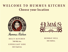 Tablet Screenshot of hummuskitchen.com